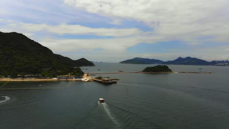 Drohnenaufnahmen-Von-Inseln-Und-Der-Natur-In-Hongkong