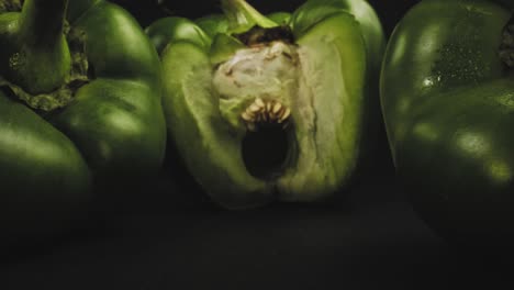 Coming-Deep-Into-Green-Bell-Pepper-Vegetable,-Creative-Photography-and-Videography