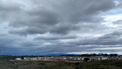 Bomb-Cyclone-And-Atmospheric-River-Brewing-Over-Monterey-Bay,-California