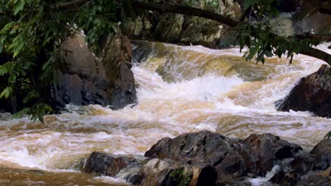 Tributary-full-of-water-rushing-to-a-river-in-Brazil-after-a-heavy-rain-during-a-drought