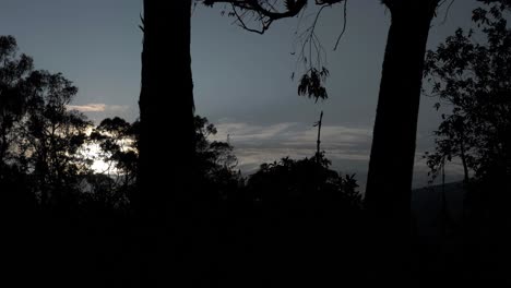 Rural-Landscape-Scene-Of-Wild-Nature-At-Sunrise-Time,-Machachi,-Ecuador