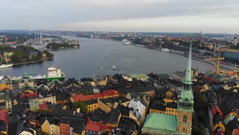 Drone-shot-from-Stockholm-over-Gamla-Stan-