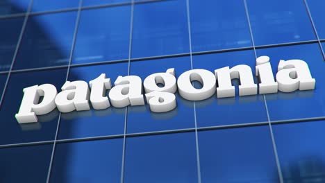 Patagonia-Logo-On-Corporate-Glass-Building-3D-Animation-4