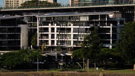 View-of-Brisbane-City-apartments-from-Wilson-Outlook-Reserve,-New-Farm