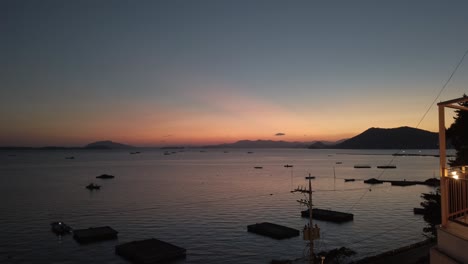 Suncheon-Bay-Schnelles-Schwenken-Sonnenuntergang-Mit-überblick,-Suncheon,-Südkorea