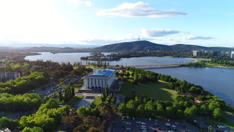 Lake-Burley-Griffen-in-Canberra-at-sunset