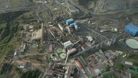 Flyover-of-Cullinan-Diamond-Mine-processing-plant-and-tailings-piles