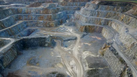 Digging-Deep:-An-Aerial-View-of-a-Limestone-Quarry's-Massive-Excavation-Efforts-in-Germany