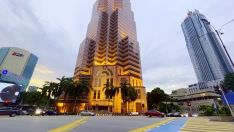 Low-angle-shot-of-Petronas-tower-of-Kuala-Lumpur