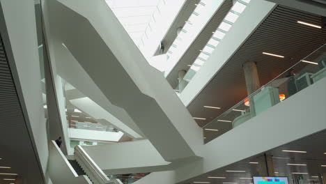 Brightly-light-architecture-library-in-Halifax,-Nova-Scotia