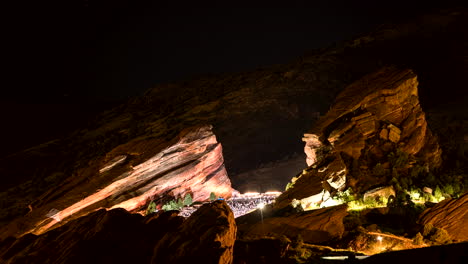 Exterior-time-lapse-of-a-concert-taking-place-at-the-Red-Rocks-Amphitheatre-in-Colorado