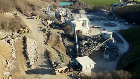 The-Heavy-Machinery-behind-Lime-Production:-An-Aerial-View-of-a-Limestone-Quarry-and-Lime-Plant-in-Germany
