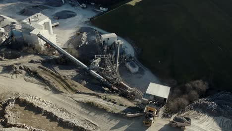 Processing-Limestone-in-Germany:-Conveyors,-Heavy-Equipment,-and-the-Quarry-to-Kiln-Processed-limestone-in-Germany