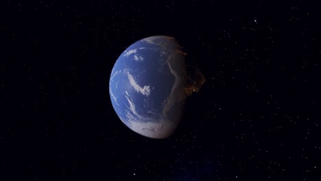 -Rotating-earth-and-terminator-line-against-deep-space-background