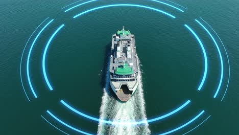 Drone-shot-of-a-ferry-boat-using-sensors-to-self-drive-itself