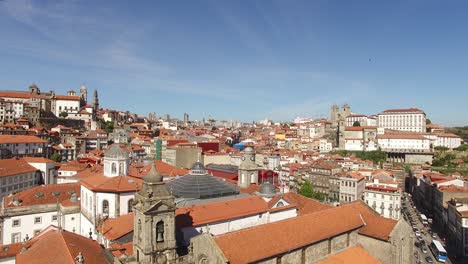 Vista-Panorámica-De-Oporto,-Portugal