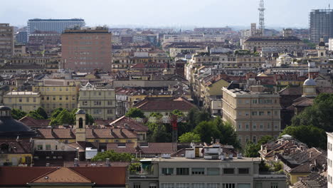 Static-shot-over-urban-area-in-city-Turin-in-Italy-Europe
