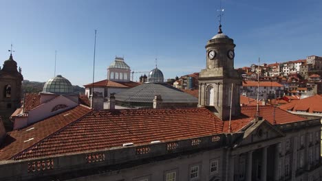 Edificio-Palacio-Da-Bolsa-En-Oporto,-Portugal