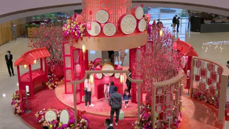 People-are-seen-at-a-Chinese-New-Year-theme-installation-event-for-the-Chinese-Lunar-New-Year-in-Hong-Kong