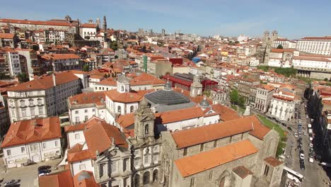 Porto-Dowtown-Luftaufnahme-Portugal