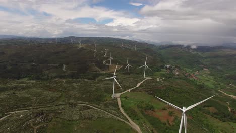 Wind-Power-Farm-Generators-in-the-Mountains