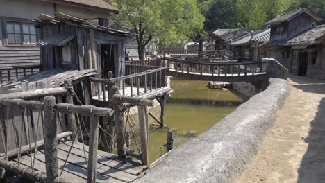 Panorama-Of-Stunning-Rural-Movie-Set-In-A-Korean-Folk-Village