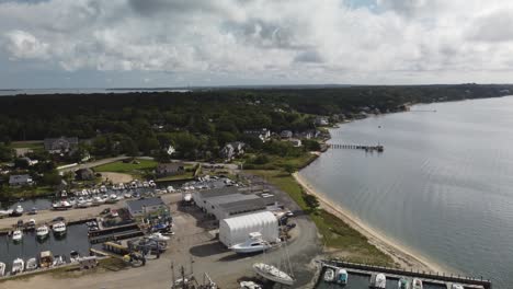 Luftbild-Von-Shagwong-Marinas-In-Southampton-Long-Island-New-York
