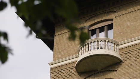 Italian-balcony-in-low-angle-shot-with-slight-movement