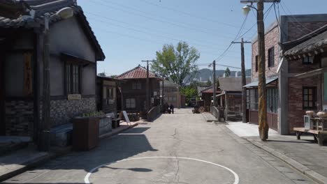 Walking-Through-The-Old-Village-In-Suncheon,-South-Korea