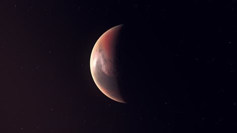 Planet-Mars-Rotating-In-The-Outer-Space