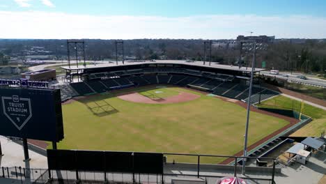 Minor-League-Baseball-in-Winston-Salem-North-Carolina,-Truist-Stadium