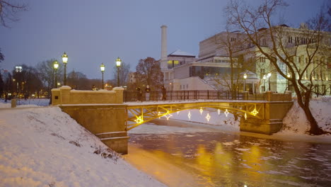 Riga-Stadt-Lettland-Im-Monat-Januar