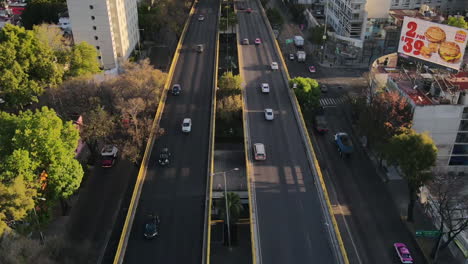 Mexico-City,-Aerial-Hyperlapse