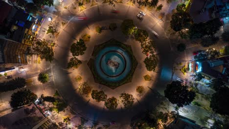 TIMELAPSE-CIBELES-ROUNDABOUT-IN-MEXICO-CITY