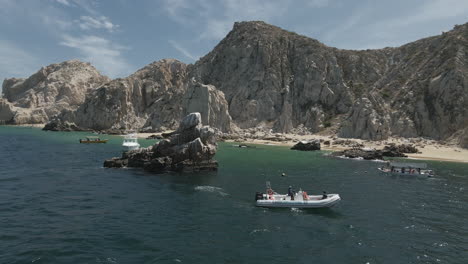 Open-sea-exploration-at-Cabo-San-Lucas-island-on-a-tourist-Mexico-Baja