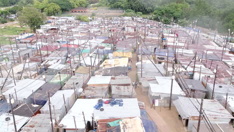 Arial-drone-over-an-informal-shack-shanty-town-in-South-Africa