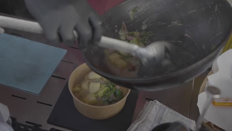 Food-preparation-in-a-restaurant.-Gnocchi