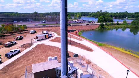 Cell-tower-on-riverbanks-and-panoramic-view
