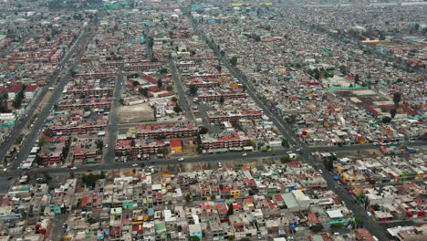 Drone-flying-over-district-of-Mexico-City