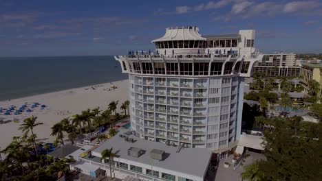 4K-Drone-Video-of-Beautiful-Bellwether-Beach-Resort-on-the-Gulf-of-Mexico-in-St