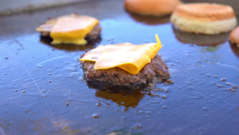 Burger-Und-Käse-Vom-Grill