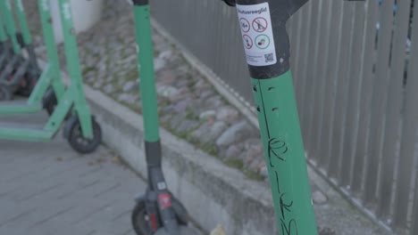 Tartu-2024-electric-scooter-e-scooter-Bolt-are-piled-up-on-streets-for-green-environment