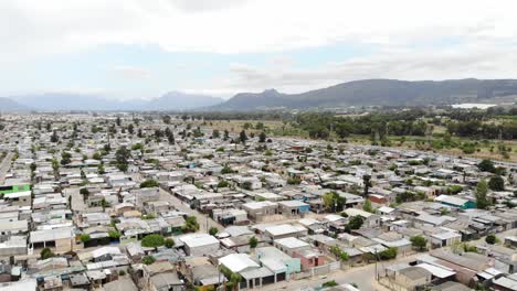 A-drone-shot-of-a-township-in-Paarl