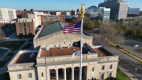Bandera-De-Estados-Unidos-En-Nj-Trenton-War-Memorial