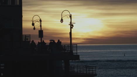 Santa-Monica-Sonnenuntergang---Rand-Des-Piers