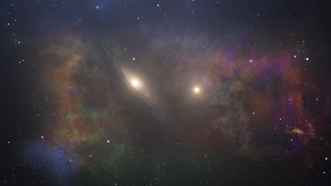 Nebel-Hintergrund-Reise-In-Die-Galaxie