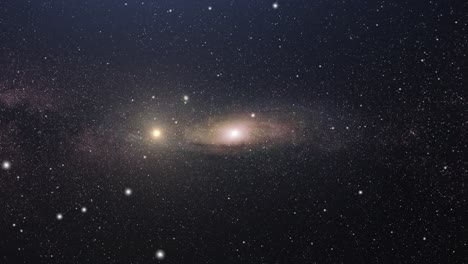 Galaxien-Mit-Nebelhintergrund,-Die-Sich-Im-Universum-Befinden