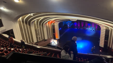Theaterhaus-Blackpool-Wintergärten,-Sitze-Und-Sitzkreis