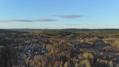Landscape-view-over-Bongbro,-Sweden