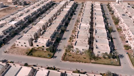 Aerial-View-Of-Bahria-Housing-Development-In-Karachi
